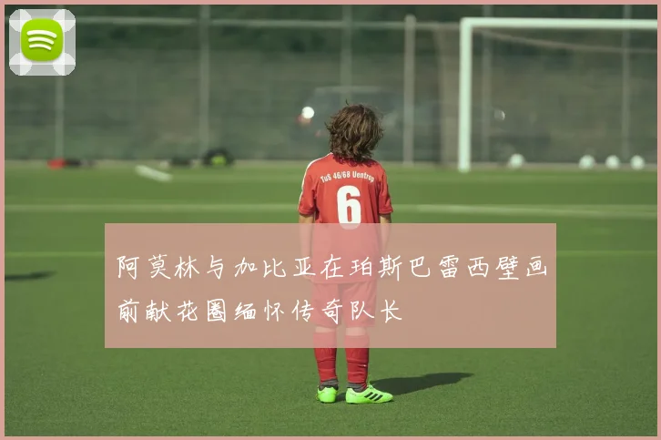 阿莫林与加比亚在珀斯巴雷西壁画前献花圈缅怀传奇队长