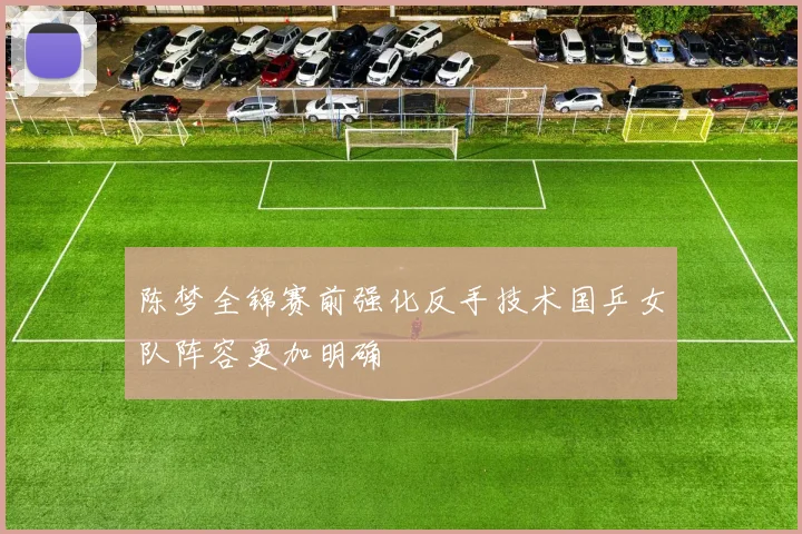 陈梦全锦赛前强化反手技术国乒女队阵容更加明确